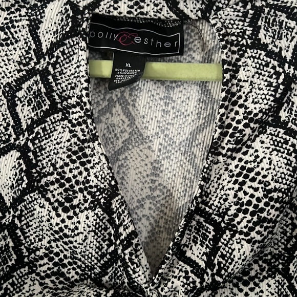 Long sleeve snake pattern bodysuit - Picture 2 of 8